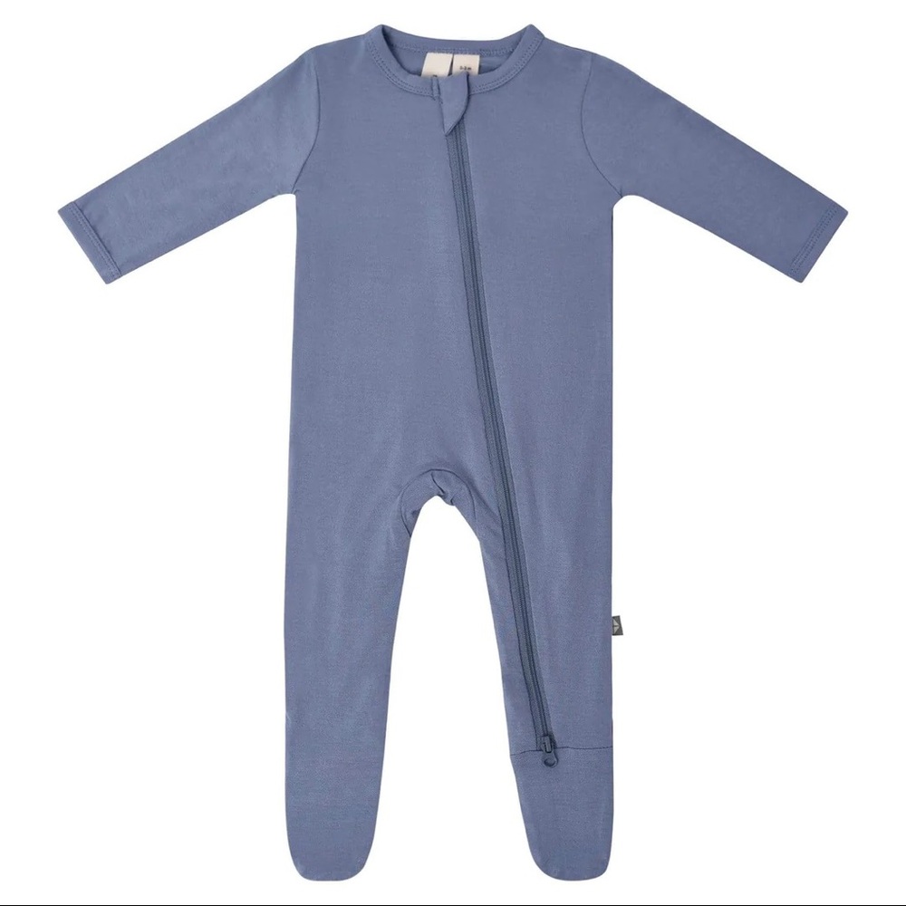 Kyte Baby Zippered Footie in Slate